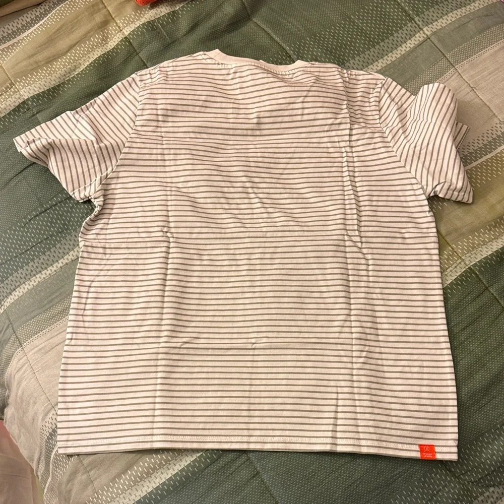 Uniqlo White and Gray Striped Miffy T-Shirt - Picture 5 of 5